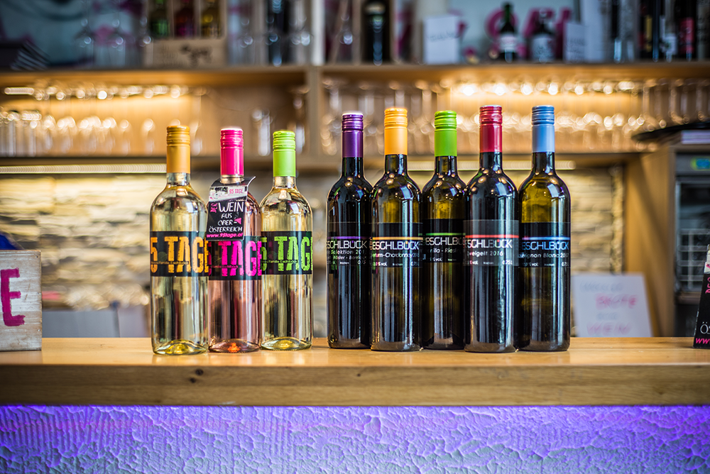 Das Sortiment von Weinbau Eschlböck